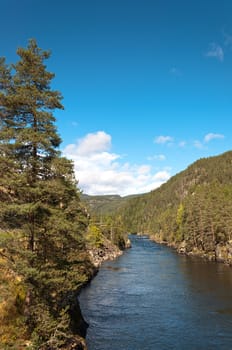 Mountain river in Norway