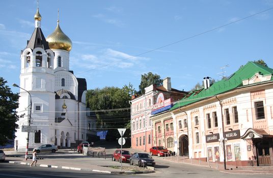 Historical district of Nizhny Novgorod, Russia