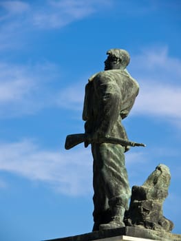 monument for a second world war hero