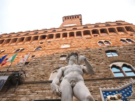 sculpture of david by michelangelo in florence