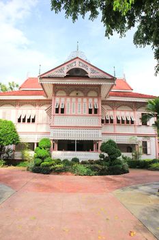 Thai house traditional style (Vongburi House) in Phrae, Thailand