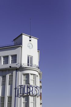 Detail of a tourist office in the city of Braga, Portugal, tourist travel