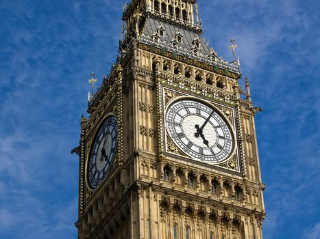 Big ben clock tower in London UK