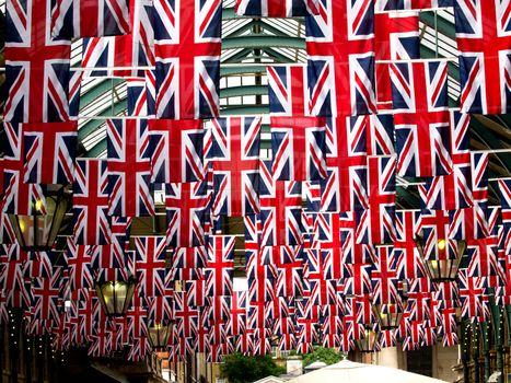 flags in Covent garden