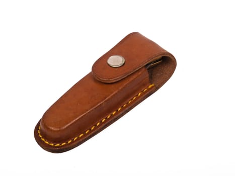 leather case with pocket knife