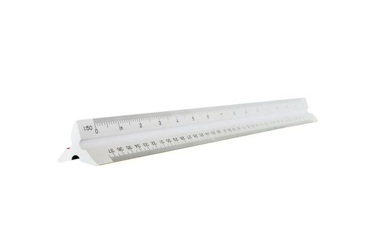 Scale ruler for engineering and construction.