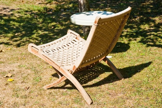 Lawn chair and table
