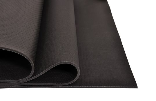 yoga mat on a white background