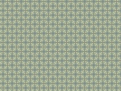 Vintage shabby background with classy patterns. Geometric or floral pattern on paper texture in grunge style.