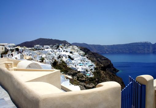 White houses of Santorini