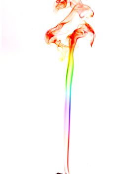 colored smoke abstract background close up