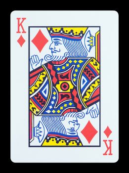 Playing cards - King of diamonds