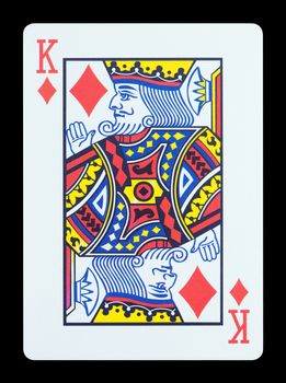 Playing cards - King of diamonds