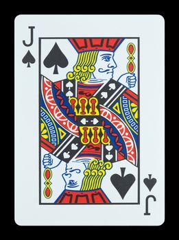 Playing cards - Jack of spades