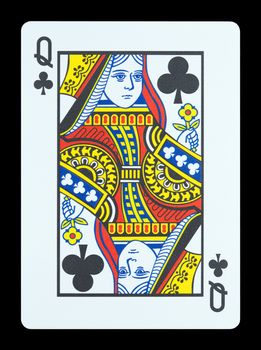 Playing cards - Queen of clubs