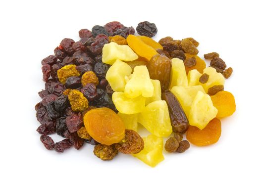different dried fruits 