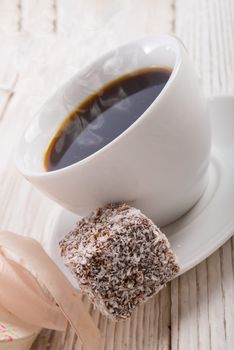 gingerbreads with chocolate  and coconut