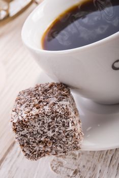 gingerbreads with chocolate  and coconut