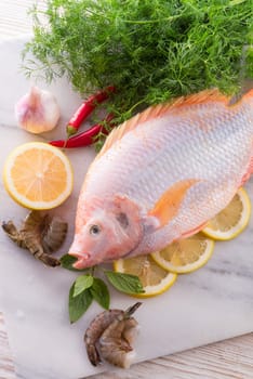 Freshness reddens the Nile Tilapia fish (Oreochromis niloticus)