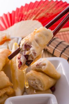 Sweet spring rolls