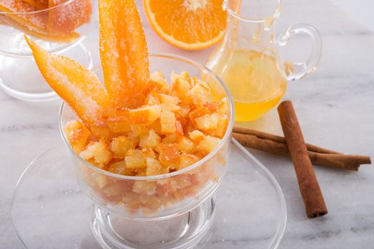 home-made  orange syrup