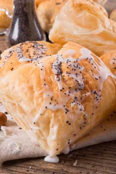 puff pastry with cinnamon sugar