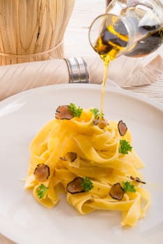 tagliatelle with summer truffle