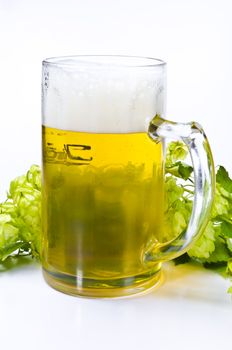 Beer glassware comprises the drinking vessels made of glass designed or commonly used for drinking beer