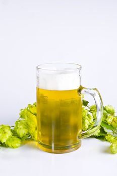 Beer glassware comprises the drinking vessels made of glass designed or commonly used for drinking beer