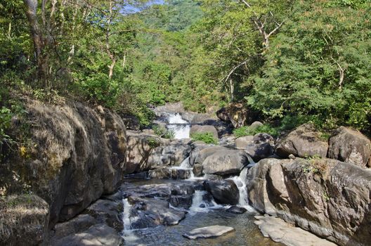 Nangrong Waterfall in Nakhon Nayok, Thailand 