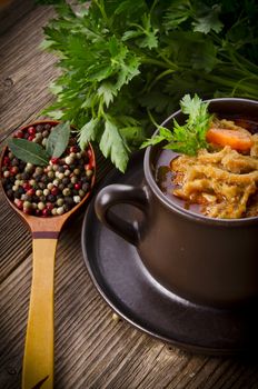 Traditional  tripe soup