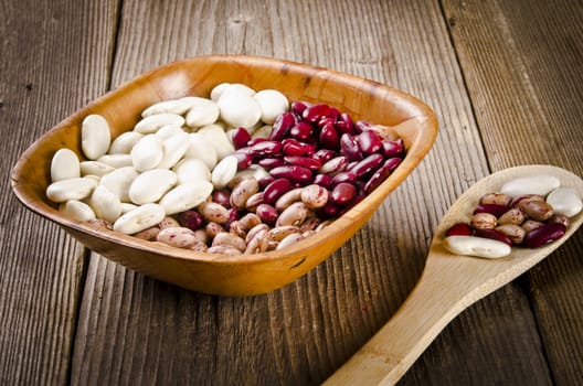 Bowl with beans