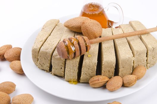 halva with honey