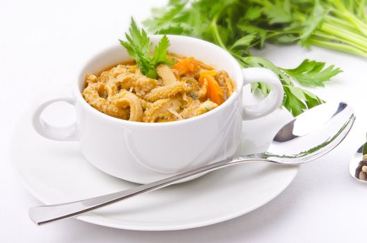 Traditional tripe soup