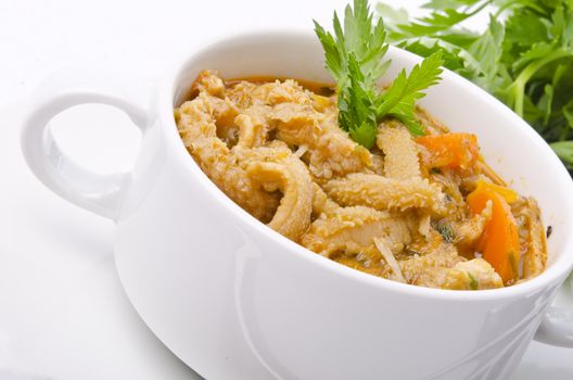 Traditional tripe soup