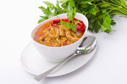 Traditional  tripe soup