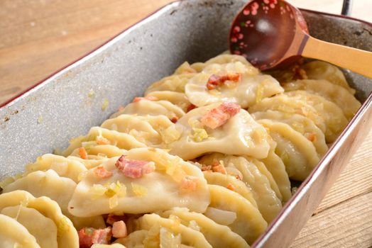 Pierogi.Polish  dish 