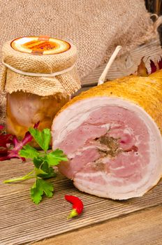 Polish rolled fillet of ham