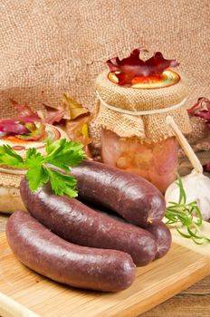 Krupniok really Polish blood sausage