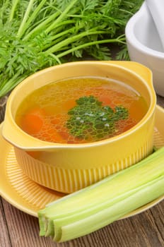 clear broth