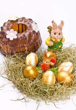 Easter and chocolate cake