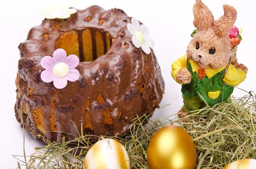 Easter and chocolate cake