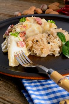 Pierogi.Polish christmas dish 