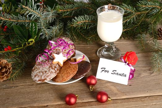  milk and cookies for santa