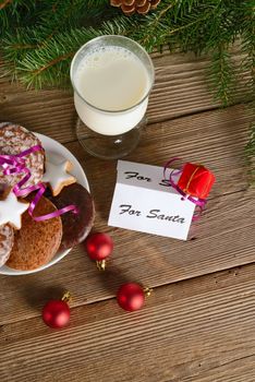  milk and cookies for santa