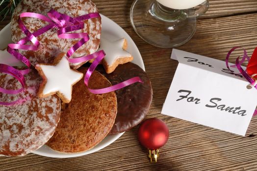  milk and cookies for santa