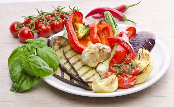 Grilled vegetables