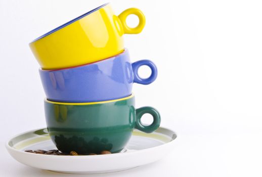 coloured coffee mugs