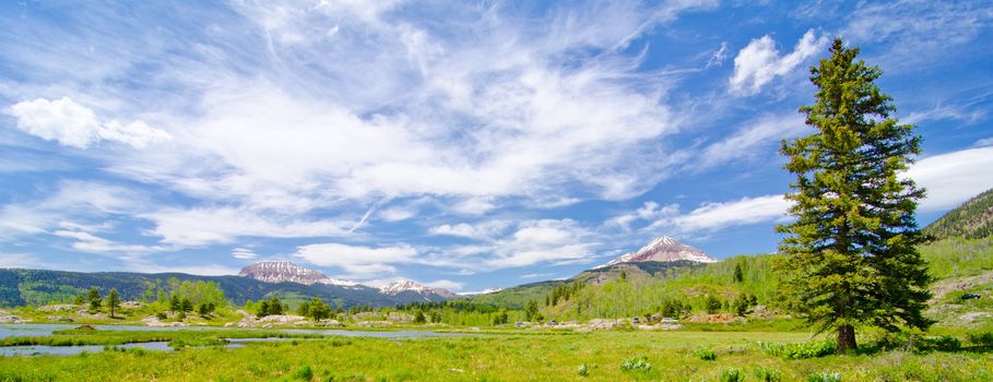 Beaver Lagoon in the San Juan Mountains in Colorado