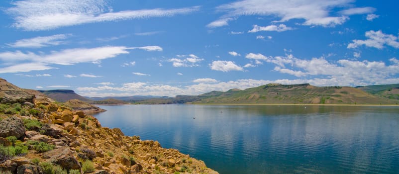 Blue Mesa Reservoir in the Curecanti National Recreation Area in Southern Colorado